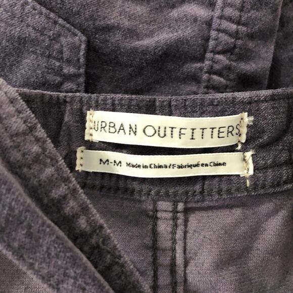 Urban Outfitters Overall Dress Junior's Medium Charcoal - Picture 4 of 6